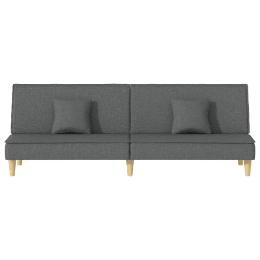Sofá-cama, Sofá conversível tecido cinzento-escuro