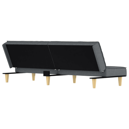Sofá-cama, Sofá conversível tecido cinzento-escuro
