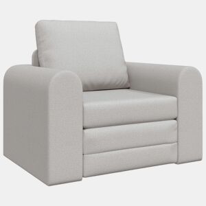 Sofá-cama, Sofá conversível Cinza Nuvem 98 x 71 x 83 cm Veludo