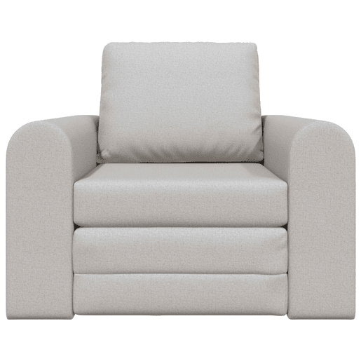 Sofá-cama, Sofá conversível Cinza Nuvem 98 x 71 x 83 cm Veludo