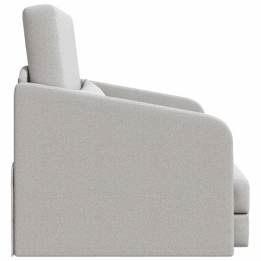 Sofá-cama, Sofá conversível Cinza Nuvem 65 x 80 x 83 cm Veludo
