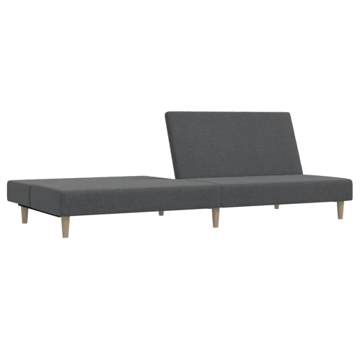 Sofá-cama, Sofá conversível de 2 lugares tecido cinzento-claro Sofá-cama, Sofá conversível de 2 lugares tecido cinzento-claro
