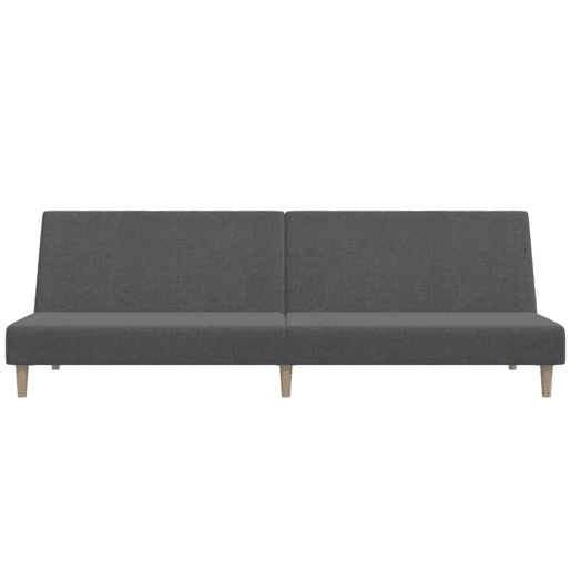Sofá-cama, Sofá conversível de 2 lugares tecido cinzento-claro Sofá-cama, Sofá conversível de 2 lugares tecido cinzento-claro