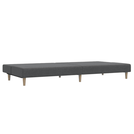 Sofá-cama, Sofá conversível de 2 lugares tecido cinzento-claro Sofá-cama, Sofá conversível de 2 lugares tecido cinzento-claro