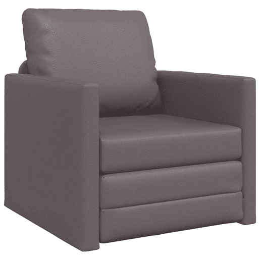 Sofá-cama, Sofá conversível Cinzeto 74 x 77 x 81 cm Veludo