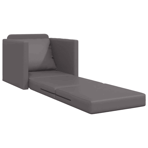 Sofá-cama, Sofá conversível Cinzeto 74 x 77 x 81 cm Veludo