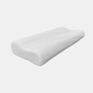 Almofada Visco Cervical Indream u2014 Anatómica de duas alturas com núcleo viscoelástico e tecido respirável.