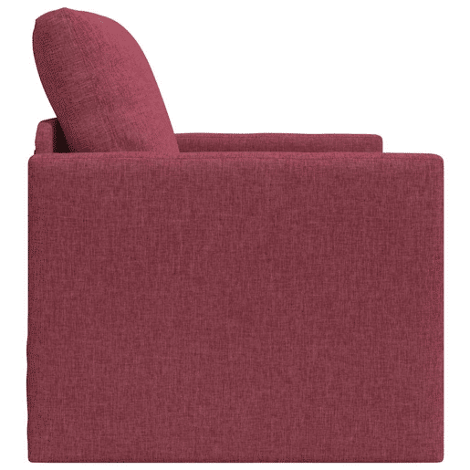 Sofá-cama, Sofá conversível Vinho Vermelho 74 x 77 x 81 cm Veludo