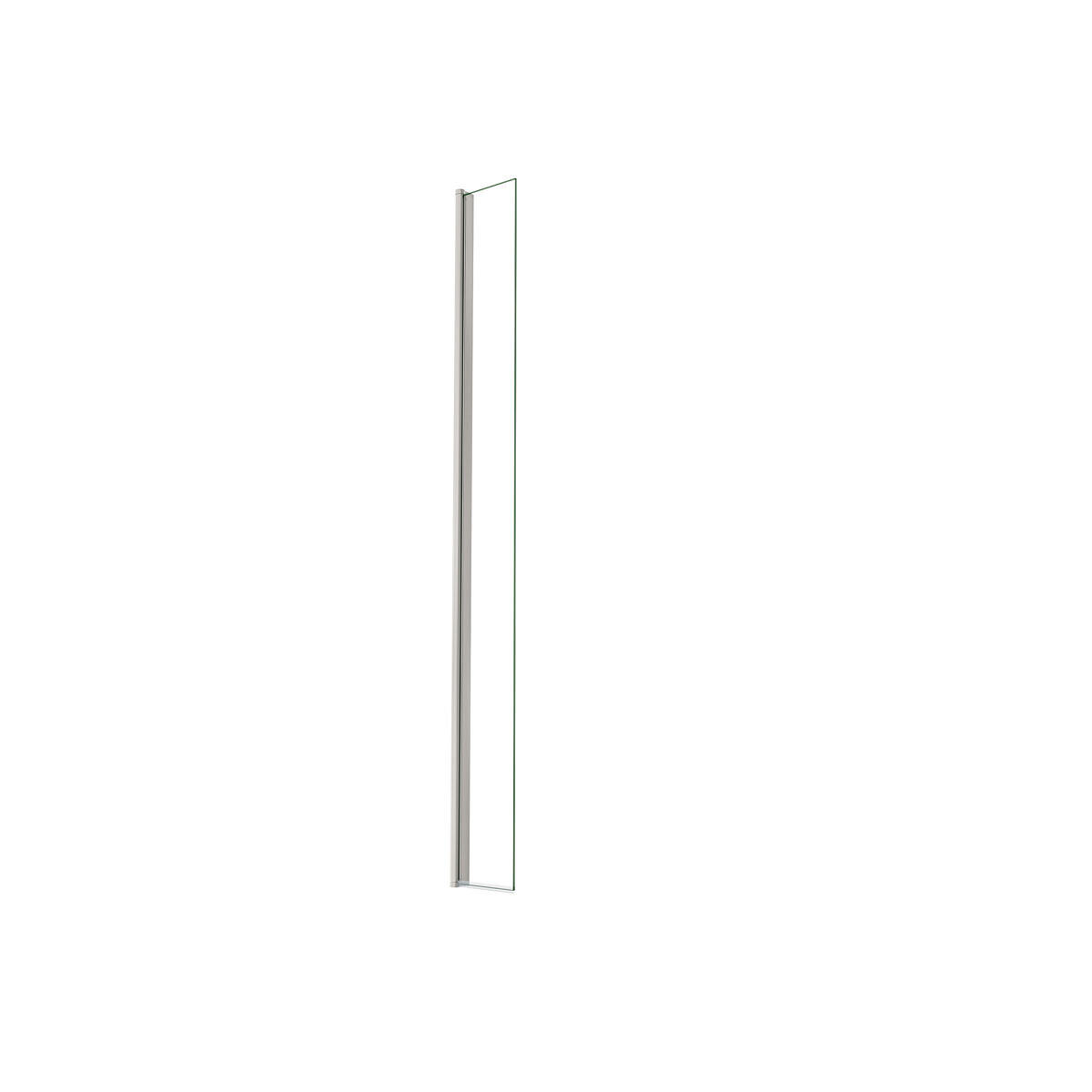 Panel de ducha lateral giratorio vidrio 8mm antical con perfil cromado brillante 30x200cm