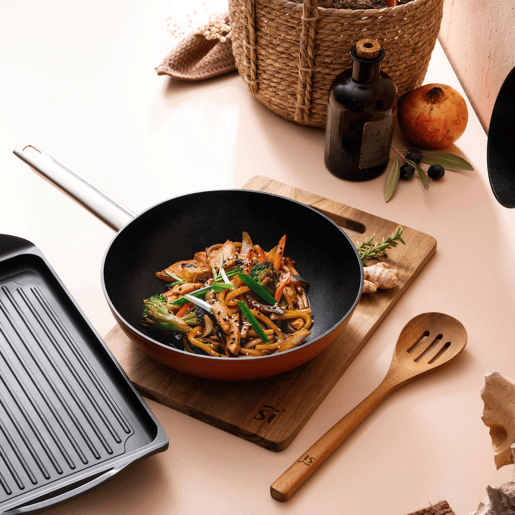 San Ignacio AGROS Wok Ø28x7,8cm em alumínio forjado