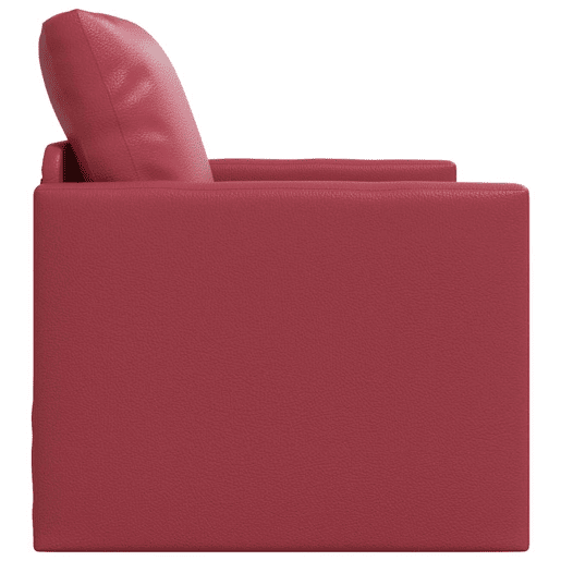 Sofá-cama, Sofá conversível Vinho Vermelho 74 x 77 x 81 cm Veludo