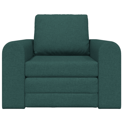 Sofá-cama, Sofá conversível Verde Escuro 98 x 71 x 83 cm Veludo