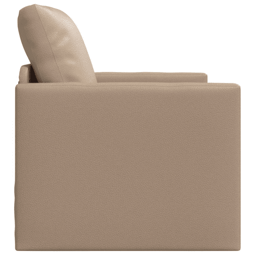 Sofá-cama, Sofá conversível Cappuccino 74 x 77 x 81 cm Veludo