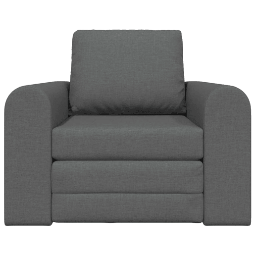 Sofá-cama, Sofá conversível Cinza Escuro 98 x 71 x 83 cm Veludo