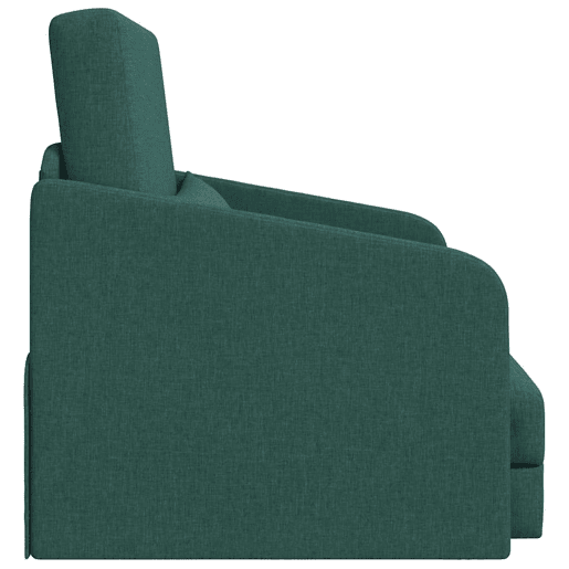 Sofá-cama, Sofá conversível Verde Escuro 65 x 80 x 83 cm Veludo