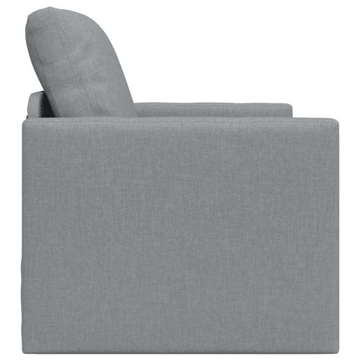Sofá-cama, Sofá conversível Cinzento-claro 74 x 77 x 81 cm Veludo