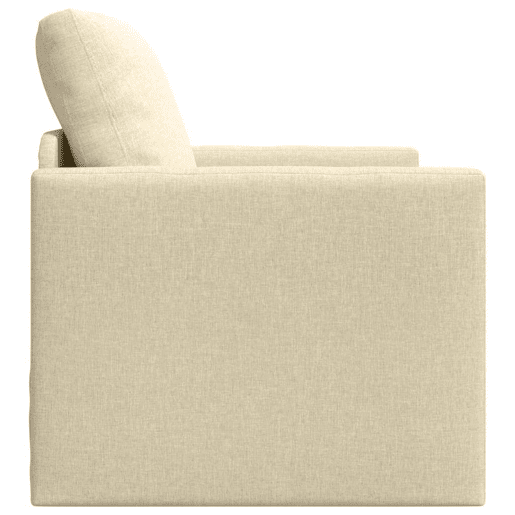 Sofá-cama, Sofá conversível Creme 74 x 77 x 81 cm Veludo