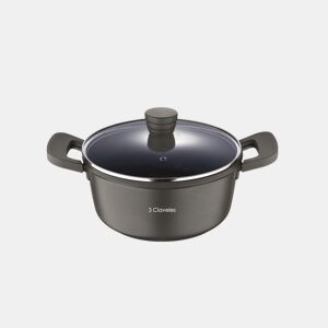 Caçarola com tampa Ø24cm e 4,5L em alumínio fundido antiaderente 3Claveles