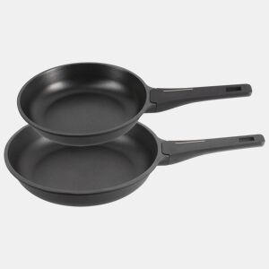 Conjunto de 2 frigideiras Bergner Copper em alumínio fundido com cabo de baquelite, Ø24Ø28cm.