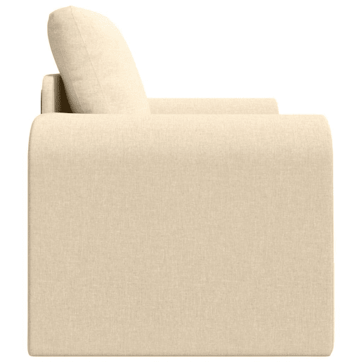 Sofá-cama, Sofá conversível Creme 98 x 71 x 83 cm Veludo
