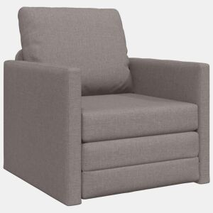 Sofá-cama, Sofá conversível Cinzento-acastanhado 74 x 77 x 81 cm Veludo