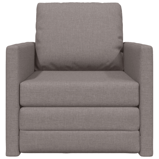 Sofá-cama, Sofá conversível Cinzento-acastanhado 74 x 77 x 81 cm Veludo