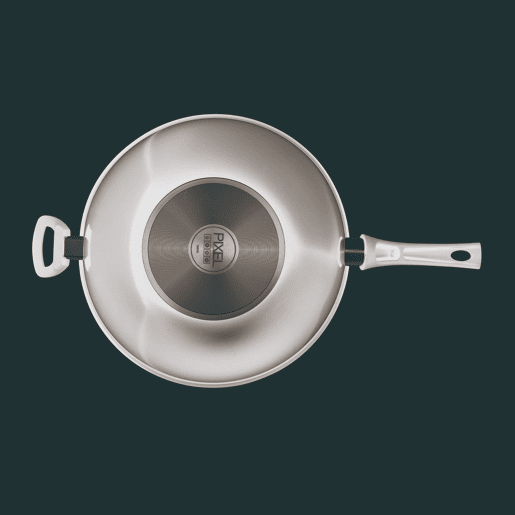 Wok Ø32x8,8cm em alumínio prensado - Molho PIXEL Chef Wok Ø32x8,8cm em alumínio prensado - Molho PIXEL Chef