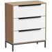 Cómoda de Tela Tela no Tejida, MDF HOMCOM Cómoda de Tela Tela no Tejida, MDF HOMCOM Marrón