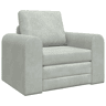 Sofá-cama, Sofá conversível Cinzento-claro 98 x 71 x 83 cm Veludo
