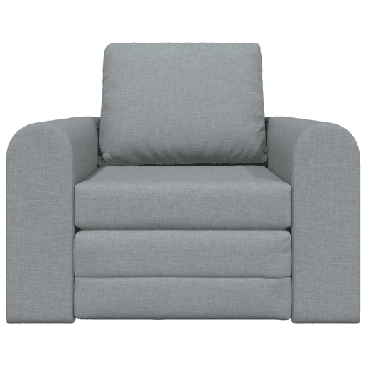 Sofá-cama, Sofá conversível Cinzento-claro 98 x 71 x 83 cm tecido