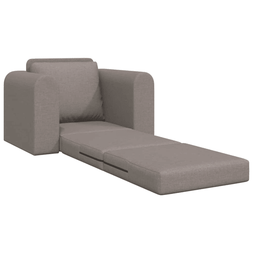 Sofá-cama, Sofá conversível Cinzento-acastanhado 98 x 71 x 83 cm Veludo