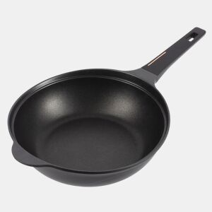 Wok Bergner Copper Ø30cm em alumínio fundido, preto com revestimento.