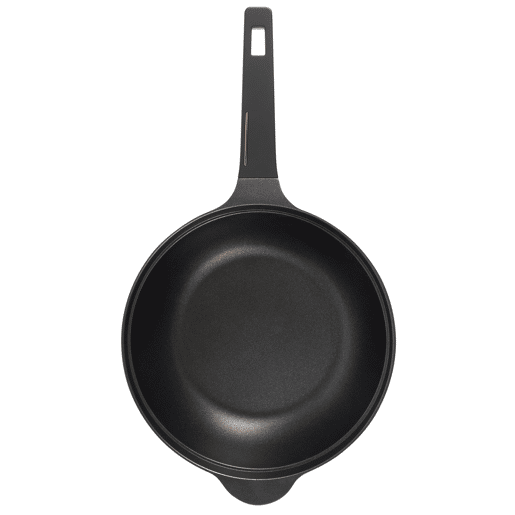 Wok Bergner Copper Ø30cm em alumínio fundido, preto com revestimento.
