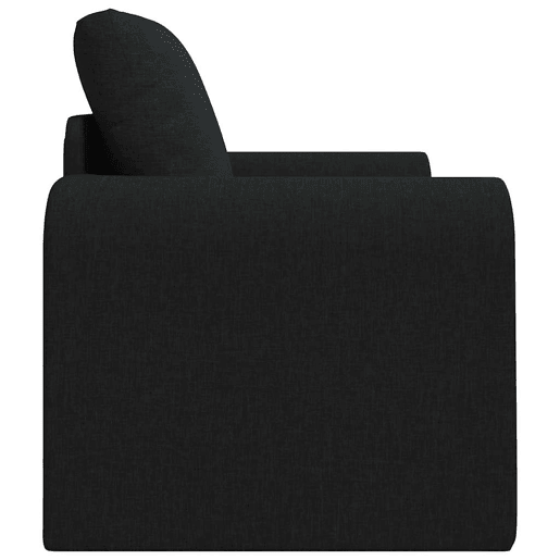 Sofá-cama, Sofá conversível Preto 98 x 71 x 83 cm Veludo