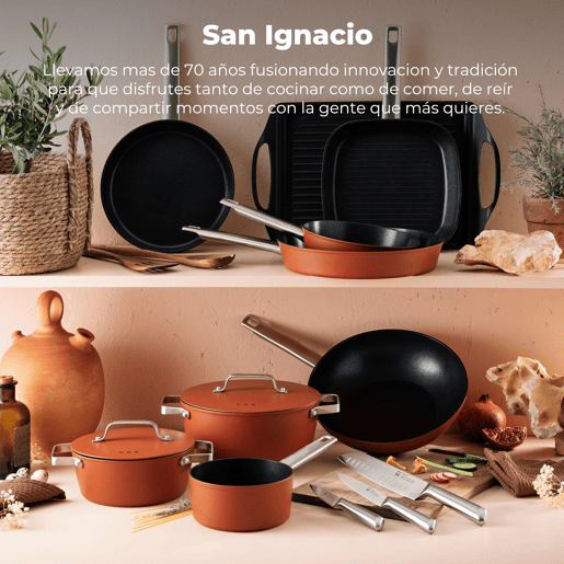 Panela San Ignacio AGROS Ø16x7,5cm 1,3L em alumínio forjado