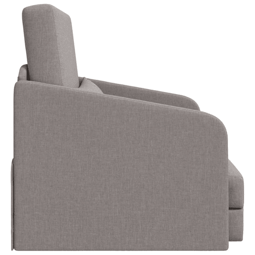 Sofá-cama, Sofá conversível Cinzento-acastanhado 65 x 80 x 83 cm Veludo