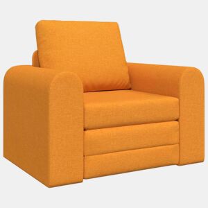 Sofá-cama, Sofá conversível Amarelo Escuro 98 x 71 x 83 cm Veludo