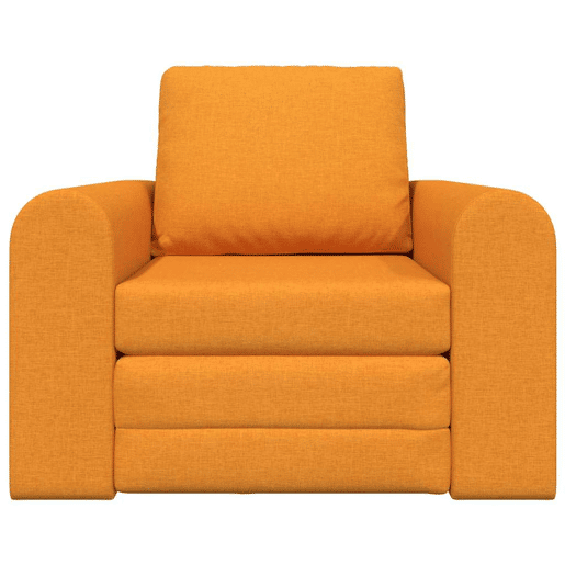 Sofá-cama, Sofá conversível Amarelo Escuro 98 x 71 x 83 cm Veludo