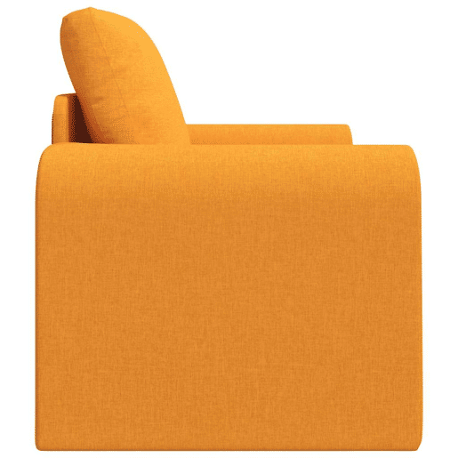 Sofá-cama, Sofá conversível Amarelo Escuro 98 x 71 x 83 cm Veludo