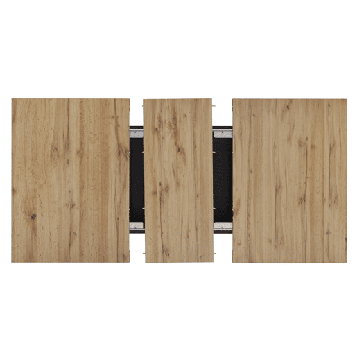 Mesa extensÃvel 110x80x75 cm - Aumento até 140 cm - Para 6 pessoas - Madeira natural Mesa extensÃvel 110x80x75 cm - Aumento até 140 cm - Para 6 pessoas - Madeira natural