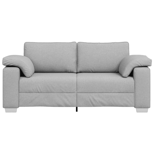Sofá 3 lugares, Sofá fixo Cinza Nuvem 180 x 77 x 82 cm tecido