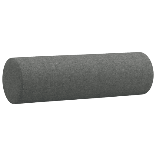 Sofá 2 lugares, Sofá fixo +almofadas decorativas 120cm tecido cinza-escuro