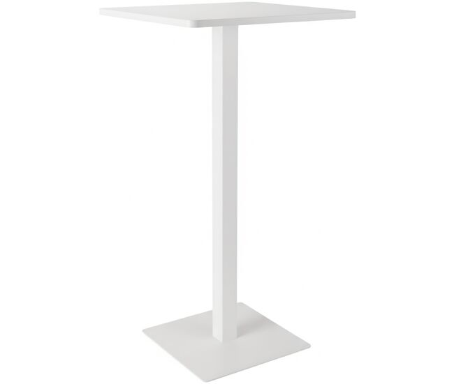 Mesa de Bar Sharon Madera Blanco/blanco 60X60X110 cm