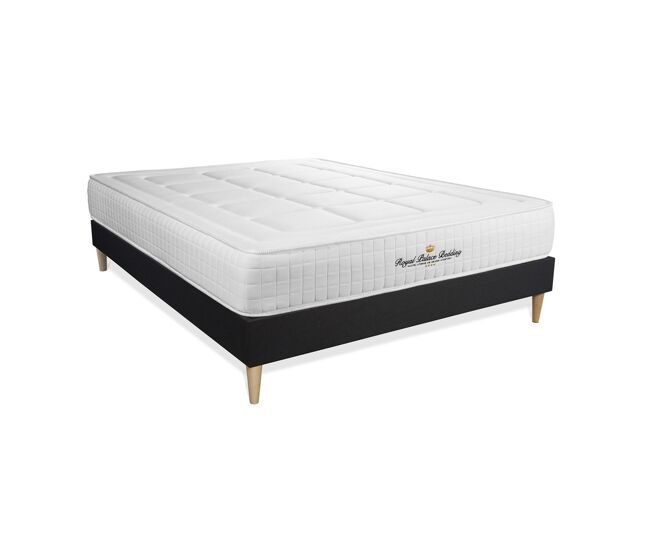Pack colchón balmoral 140x220cm + somier multiláminas, espuma viscoelástica, 3 zonas de confort