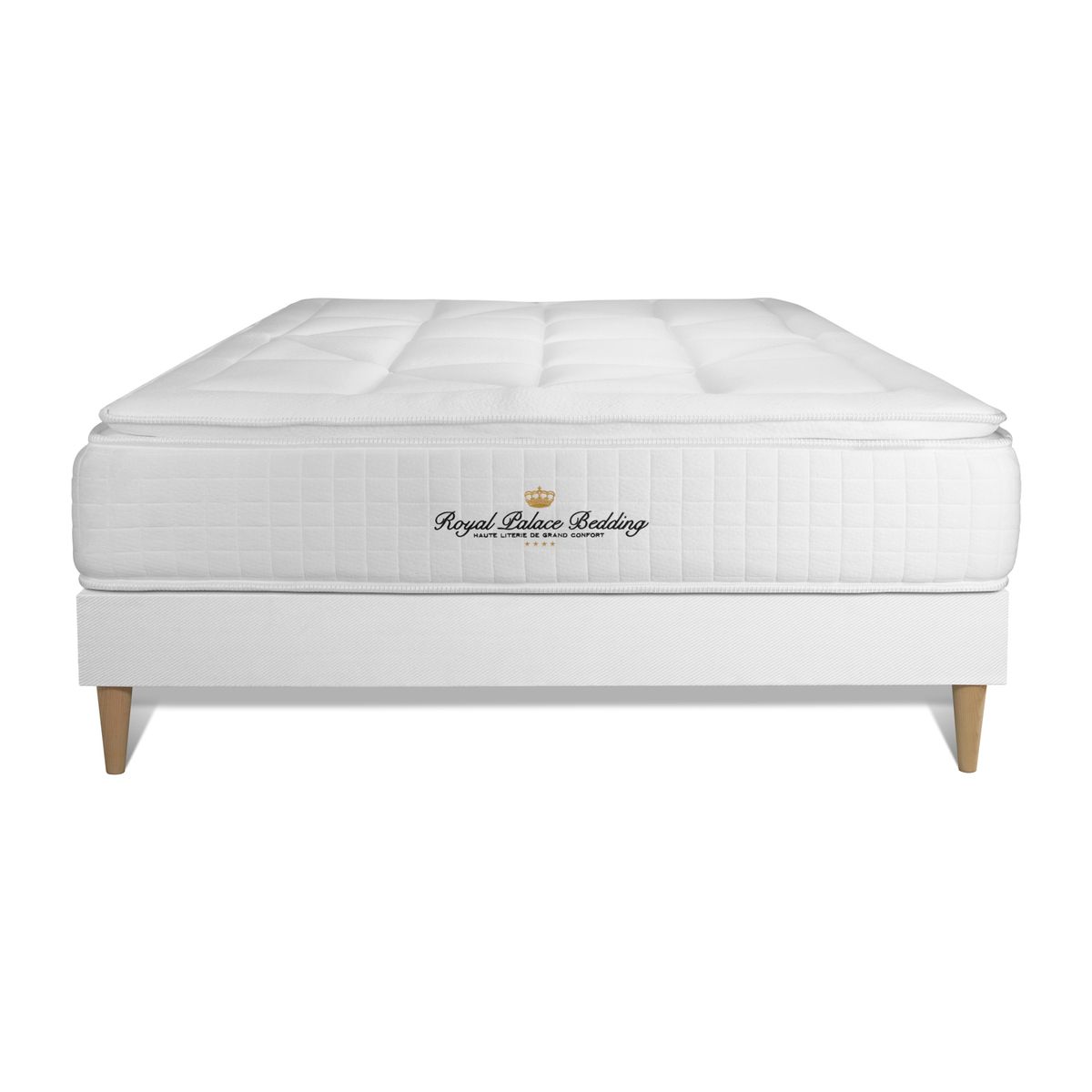 Somier + Colchón Muelles ensacados y viscoelástica - George V 140x190