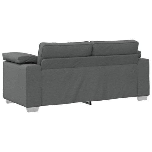 Sofá 3 lugares, Sofá fixo Cinza Escuro 180 x 77 x 82 cm tecido