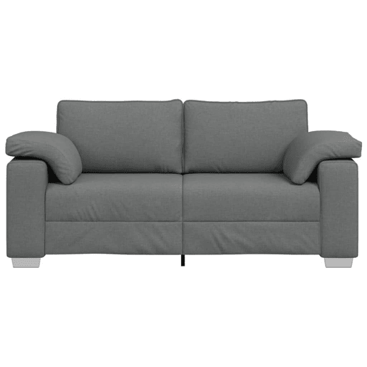 Sofá 3 lugares, Sofá fixo Cinza Escuro 180 x 77 x 82 cm tecido