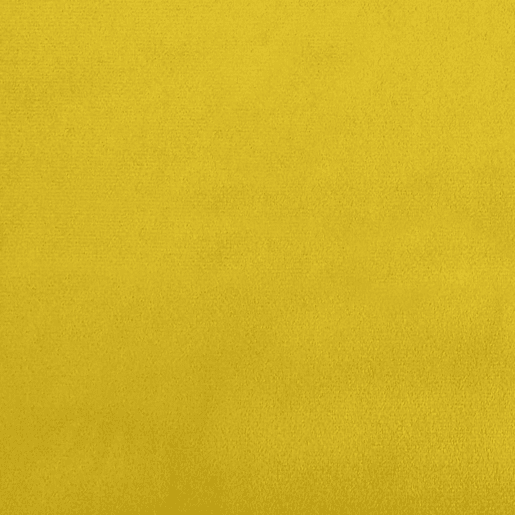 Sofá de 3 lugares - Sofá fixo com apoio de pés 180 cm veludo amarelo