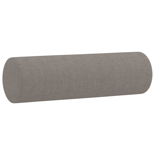 Sofá 2 lug. - Sofá fixo +almofadas decoração 120cm tecido cinza-acastanhado