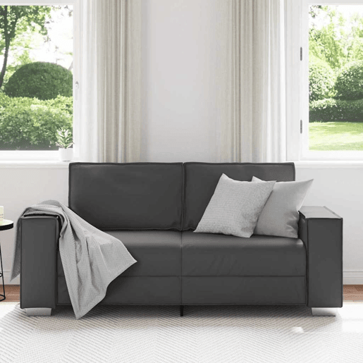 Sofá 3 lugares, Sofá fixo Cinzeto 180 x 78 x 84 cm tecido